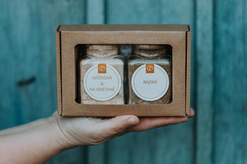 Darčekový balíček s dvoma koreničkami Davídkovo korenie